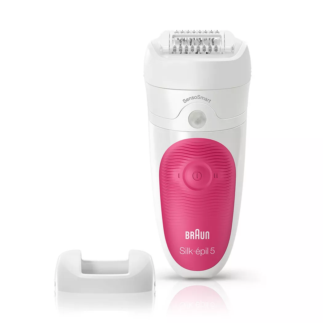 Braun Silk-épil 5 5/500 SensoSmart 28 pince(s) Rose, Blanc