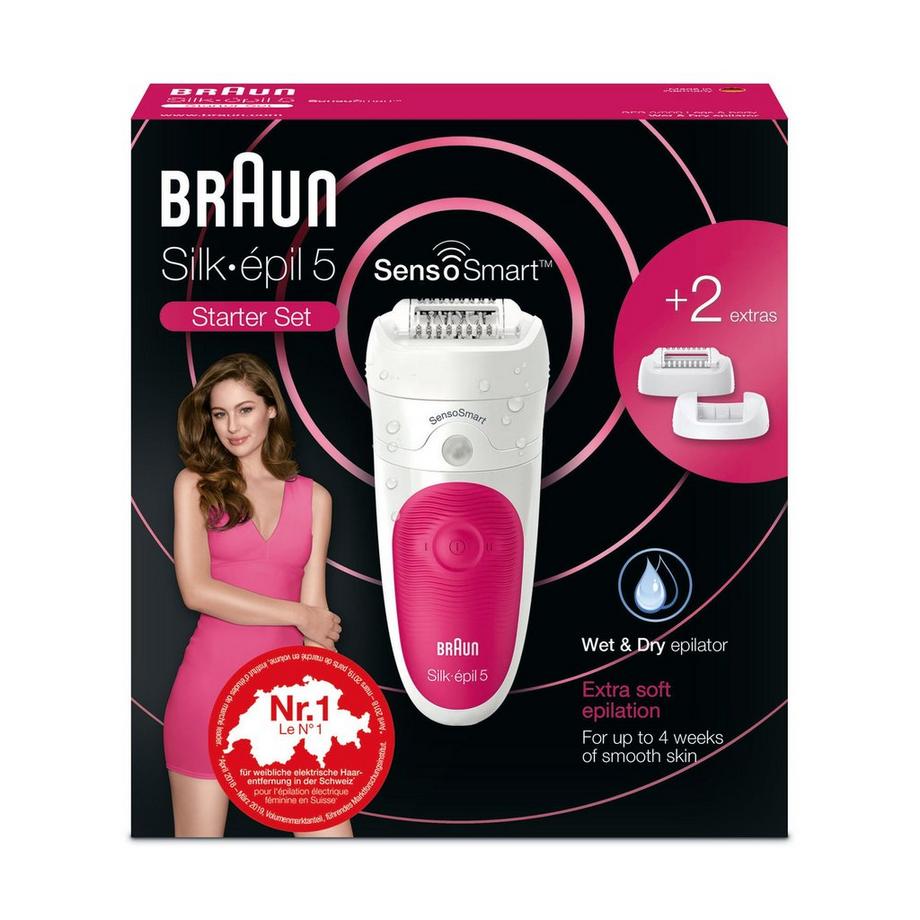 BRAUN Epilateur 5/500 w&d 