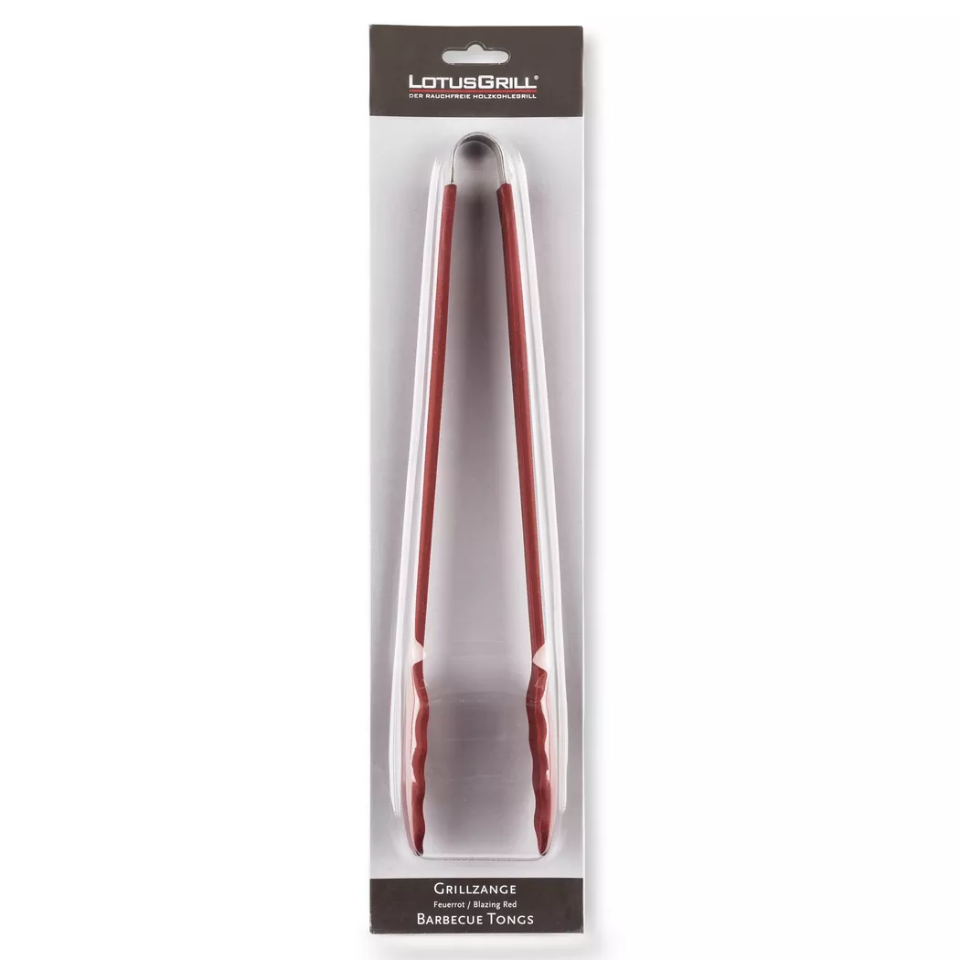 LotusGrill Grillzange feuerrot – Grillzange/Grillbesteck