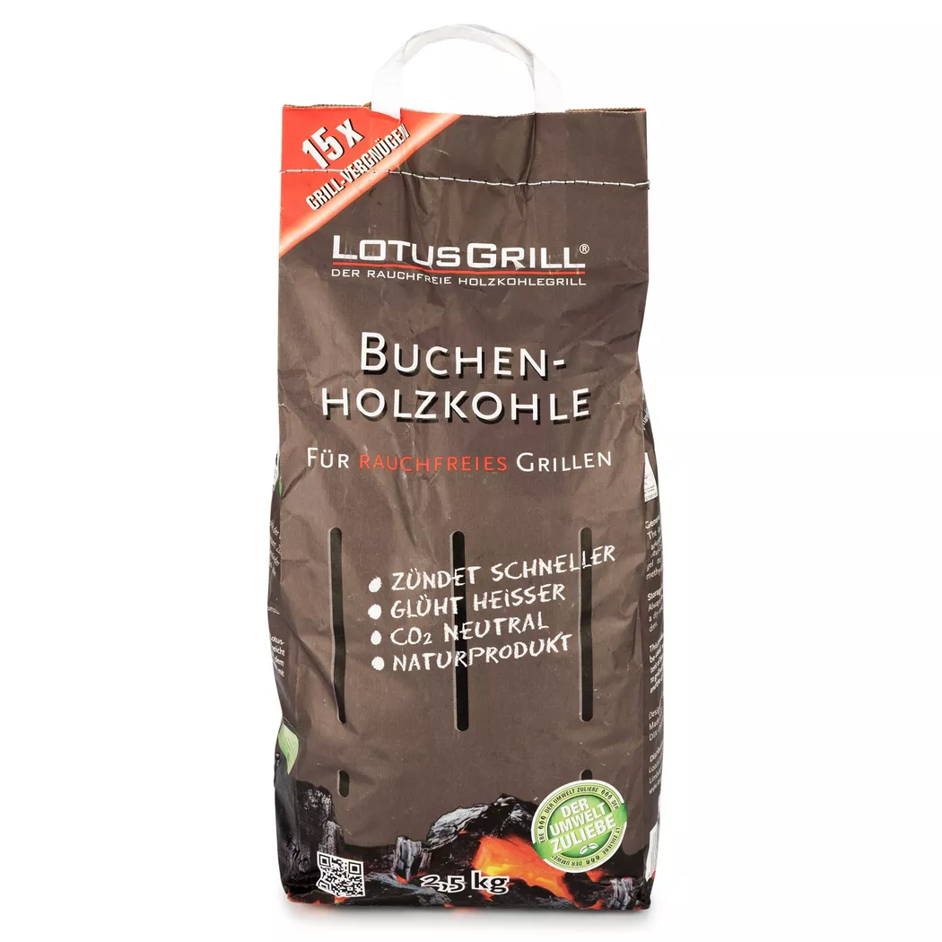 Lotusgrill Charcoal 2.5kg Black