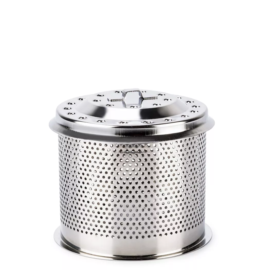Lotusgrill - Kohlebehälter für den Grill, 12cm, Chrom