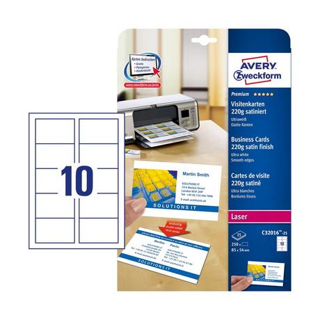 Avery-Zweckform Cartes de visite Premium 