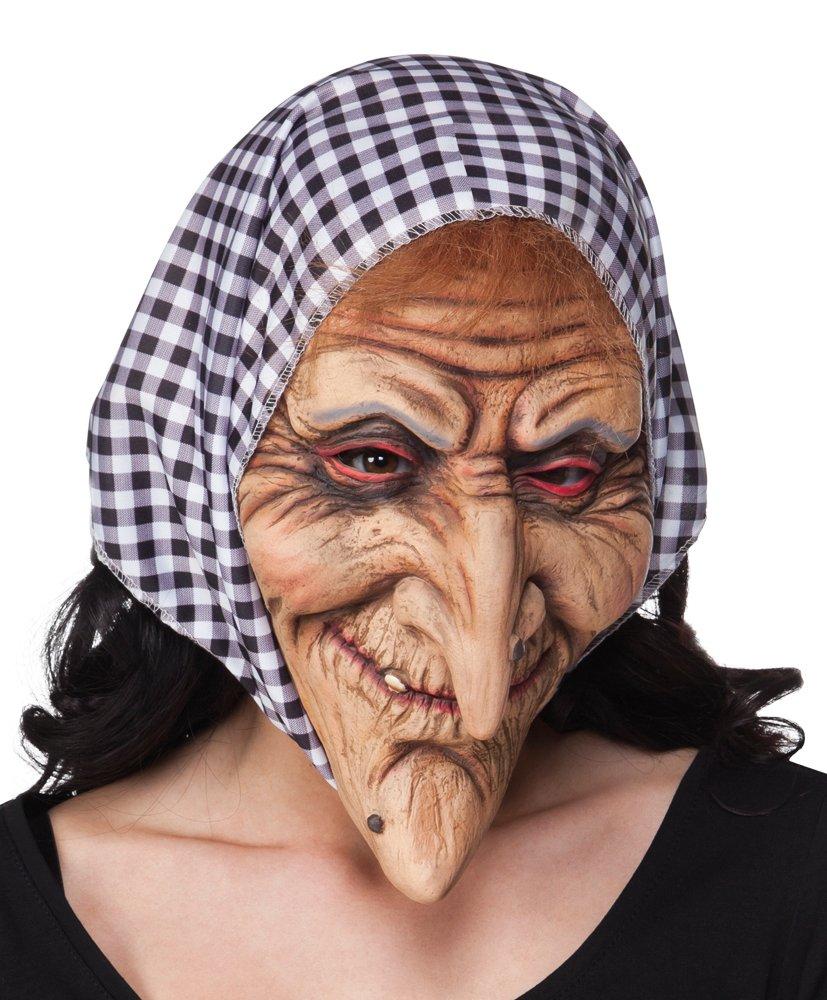 BOLAND HW MA HEXE Latexmaske Hexe für Erwachsene 