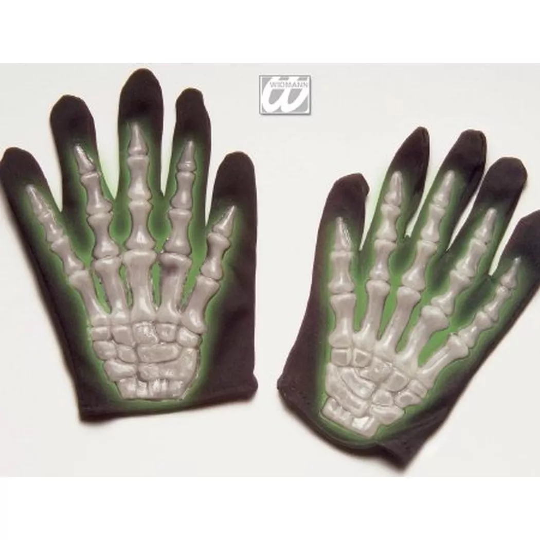 HW Kinderhandschuhe mit LED Skeleton Gloves Kids