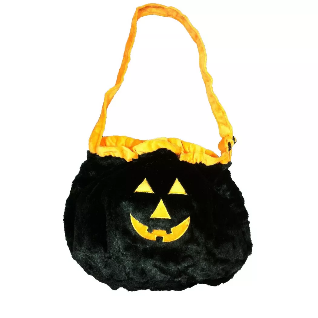 - Halloween Kürbistasche schwarz, Black