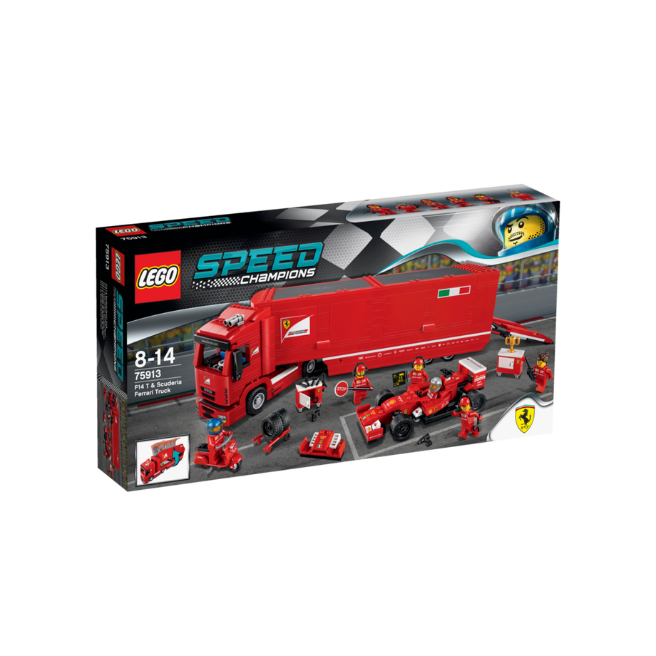 LEGO®  75913 F14 T et son camion scuderia Ferrari 