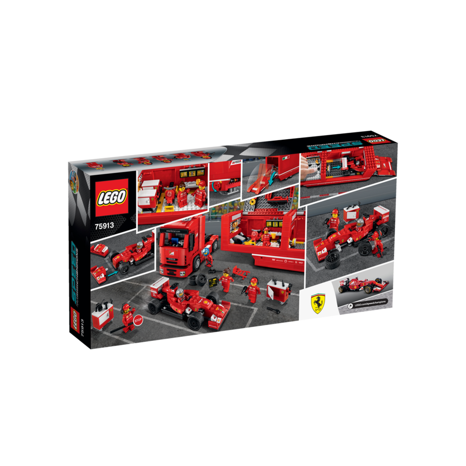LEGO®  75913 F14 T et son camion scuderia Ferrari 
