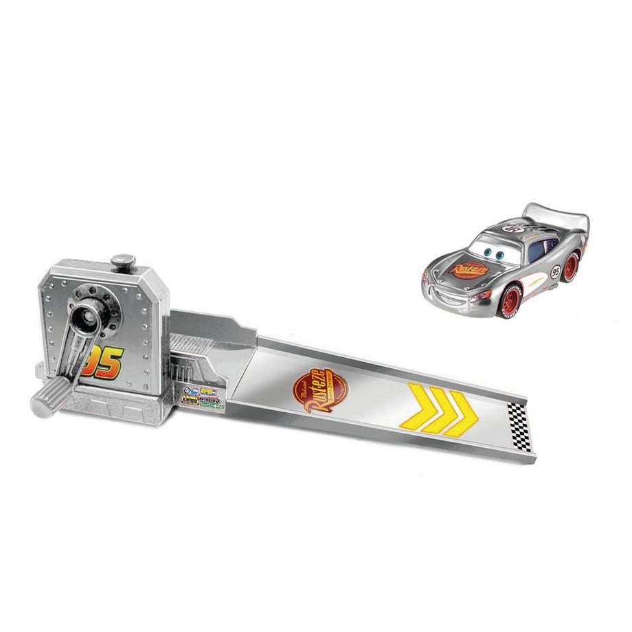   Cars Stunt Racers Lanciatore Silver Edition 