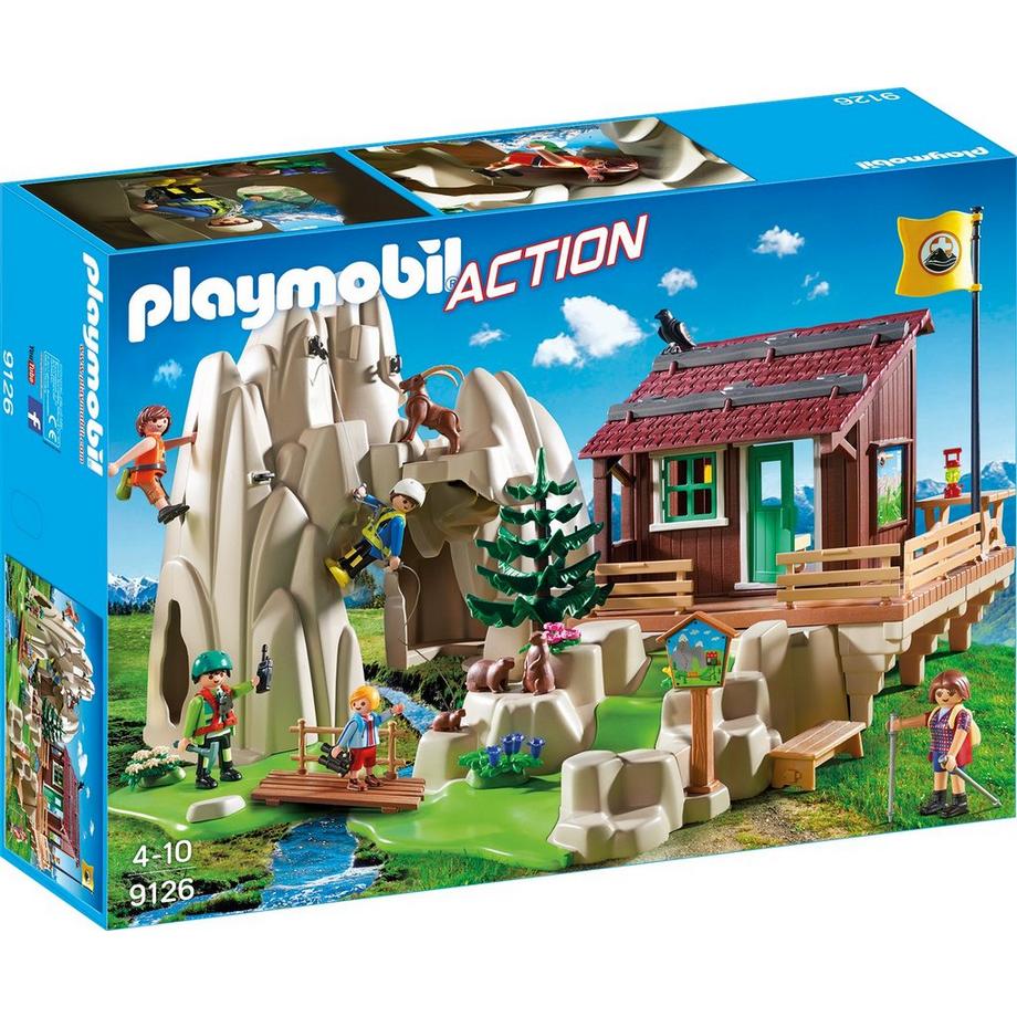 Playmobil  9126 Kletterfels mit Berghütte 