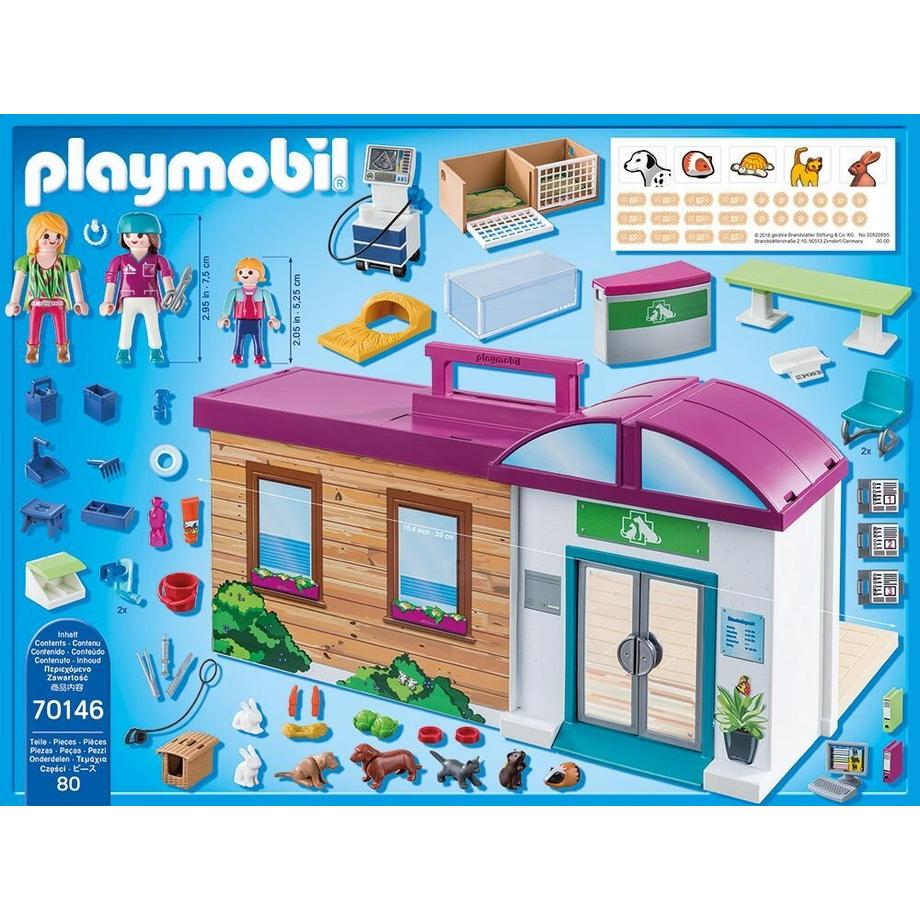 Playmobil  70146 Clinica Veterinaria portatile 