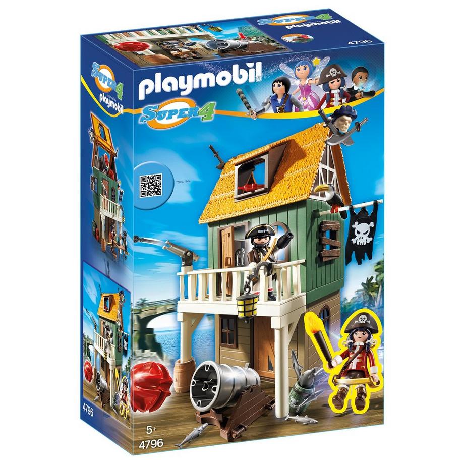 Playmobil  4796 Fort des pirates camouflé avec Ruby 