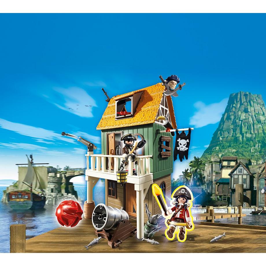 Playmobil  4796 Fort des pirates camouflé avec Ruby 