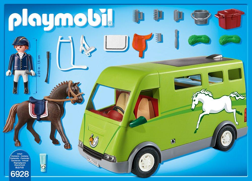 Playmobil  6928 Cavalier avec van et cheval 