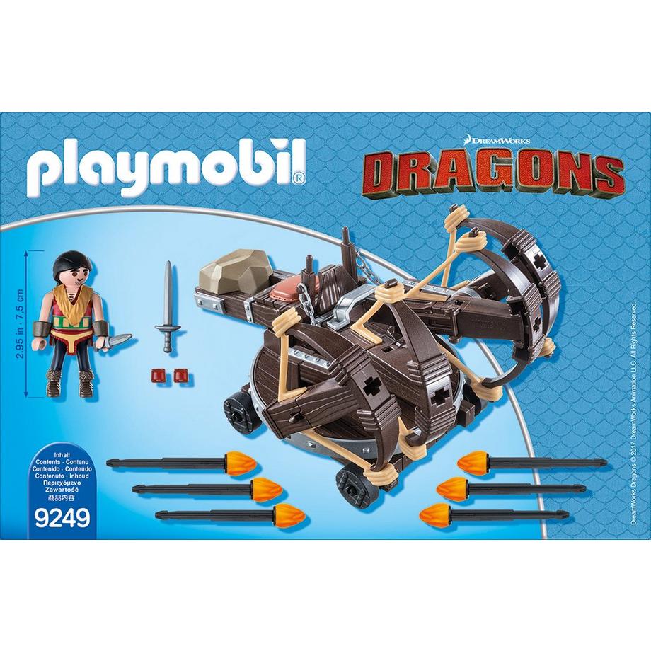 Playmobil  9249 Eret et baliste à 4 projectiles de feu 