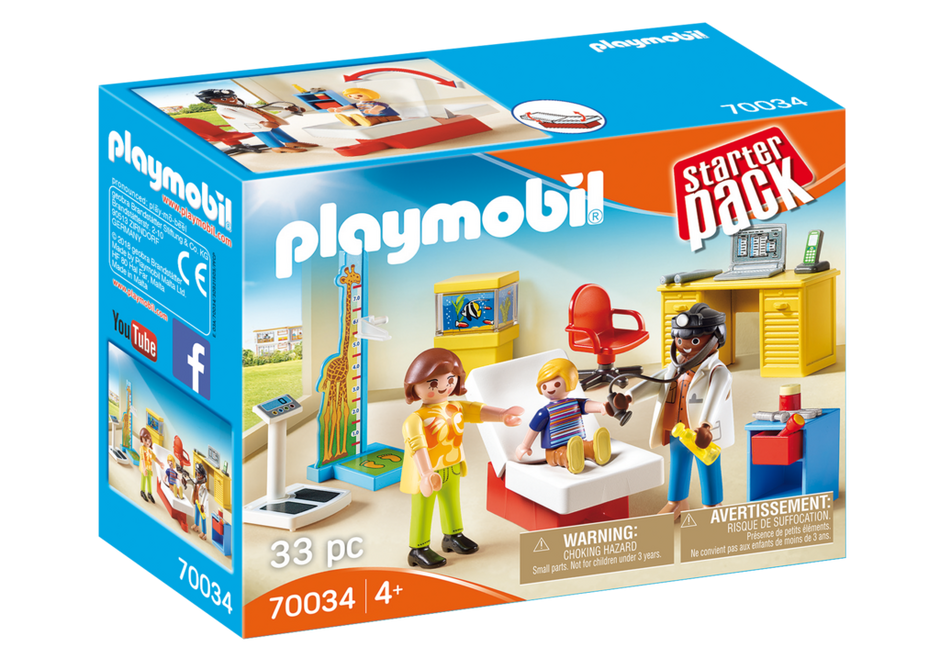 Playmobil  70034 Starter Pack Visita dal Pediatra 