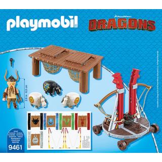 Playmobil  9461 Gueulfor avec baliste lance-mouton 