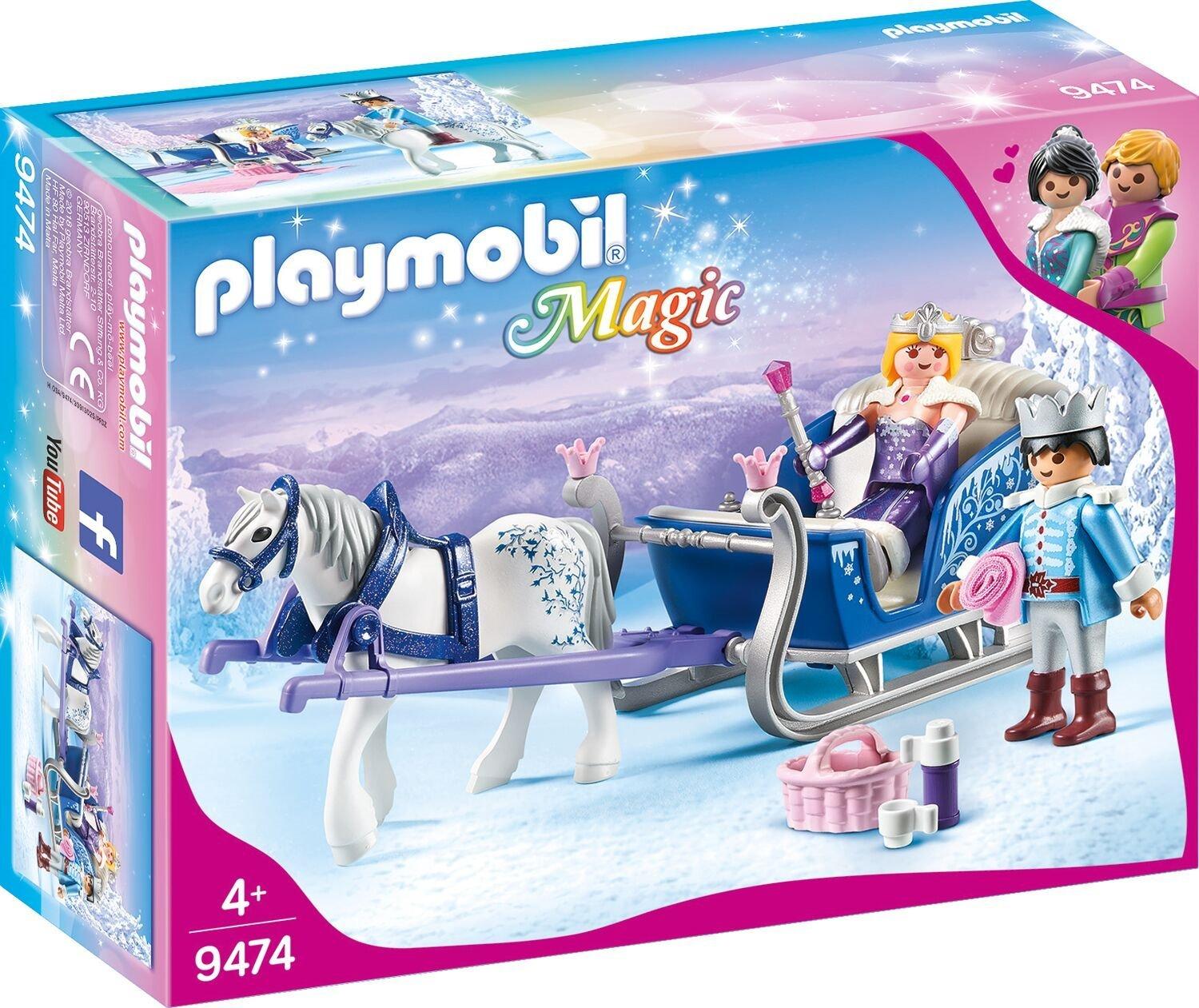 Playmobil  9474 Slitta con coppia Reale 