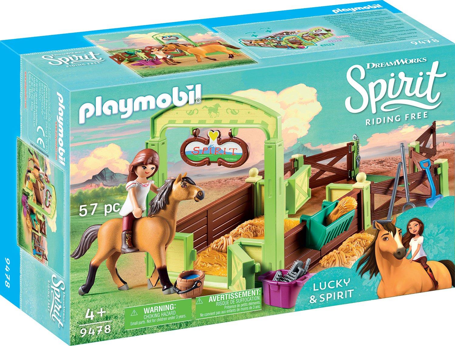Image of Playmobil 9478 Pferdebox "Lucky & Spirit"