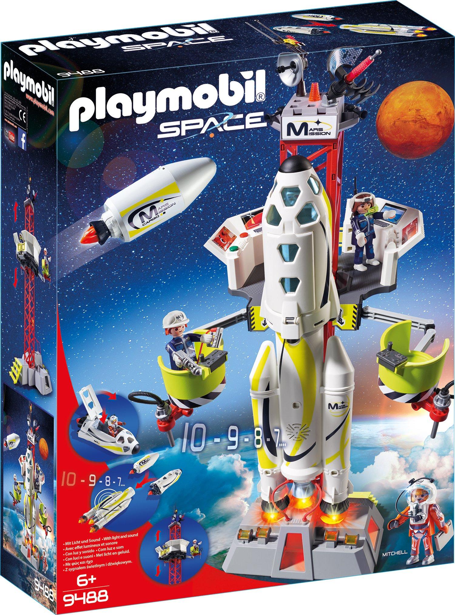 Image of Playmobil 9488 Mars-Rakete mit Startrampe