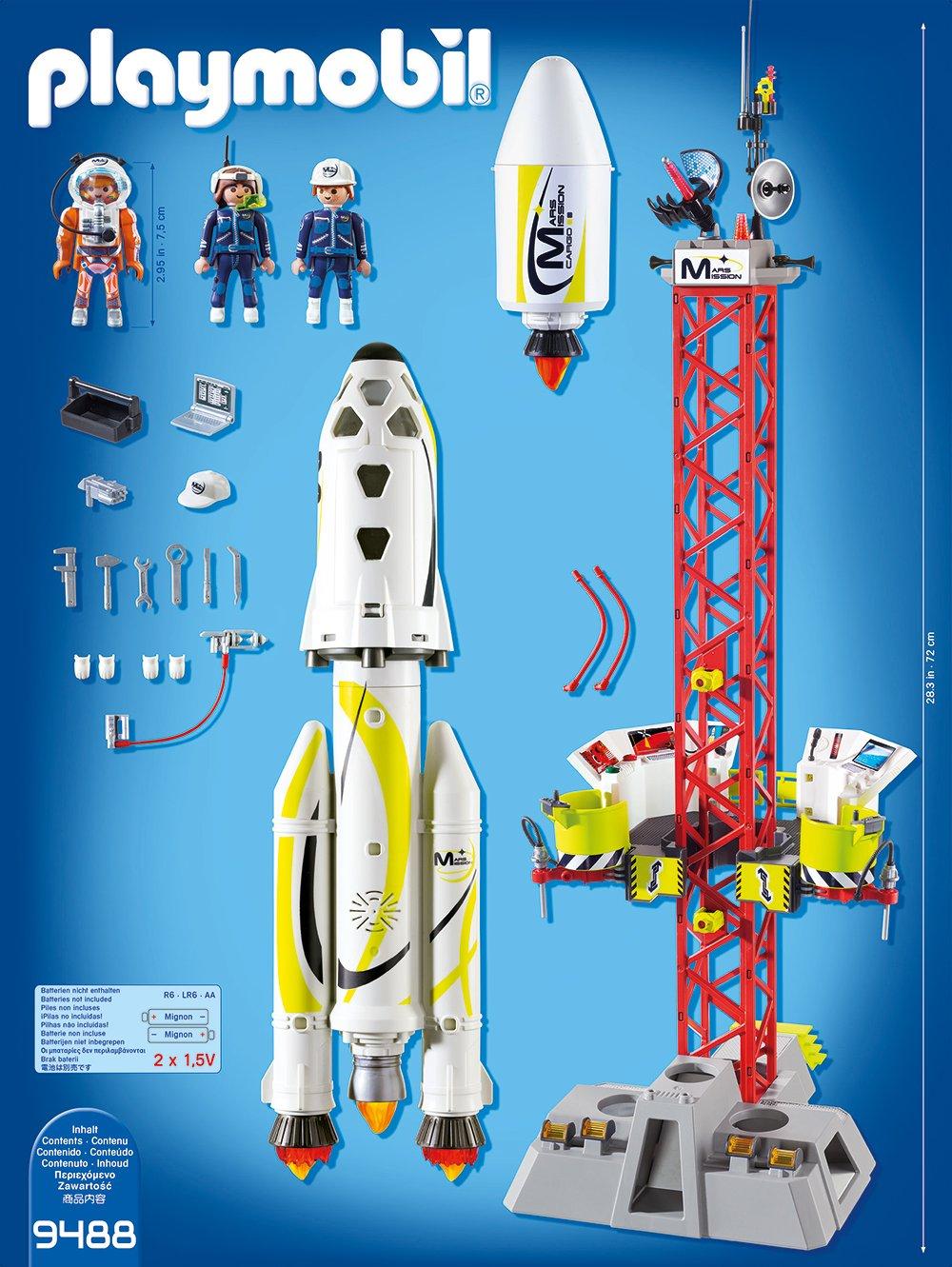 Playmobil  9488 Razzo spaziale con rampa di lancio 