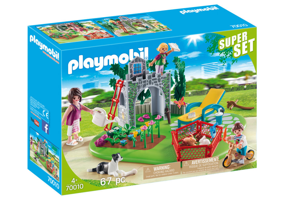 Playmobil  70010 SuperSet Familiengarten 