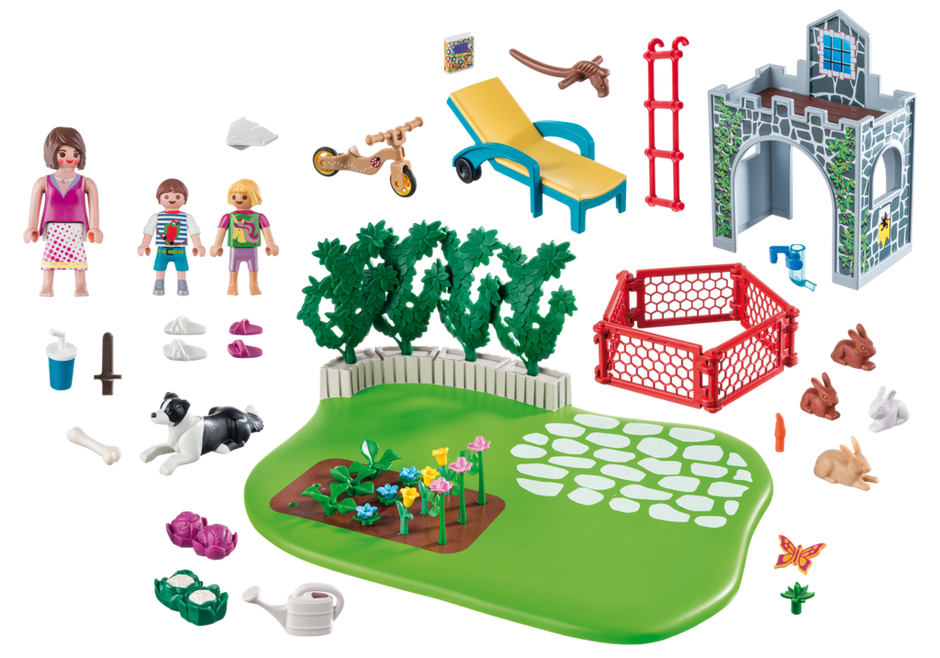 Playmobil  70010 SuperSet Familiengarten 