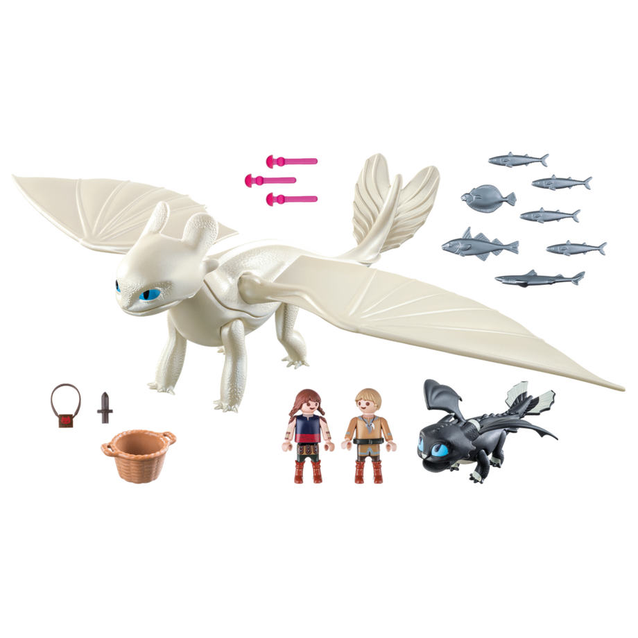 Playmobil  70038 Furie Éclair et bébé dragon avec les enfants 