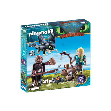 Playmobil  70040 Set Hiccup e Astrid 