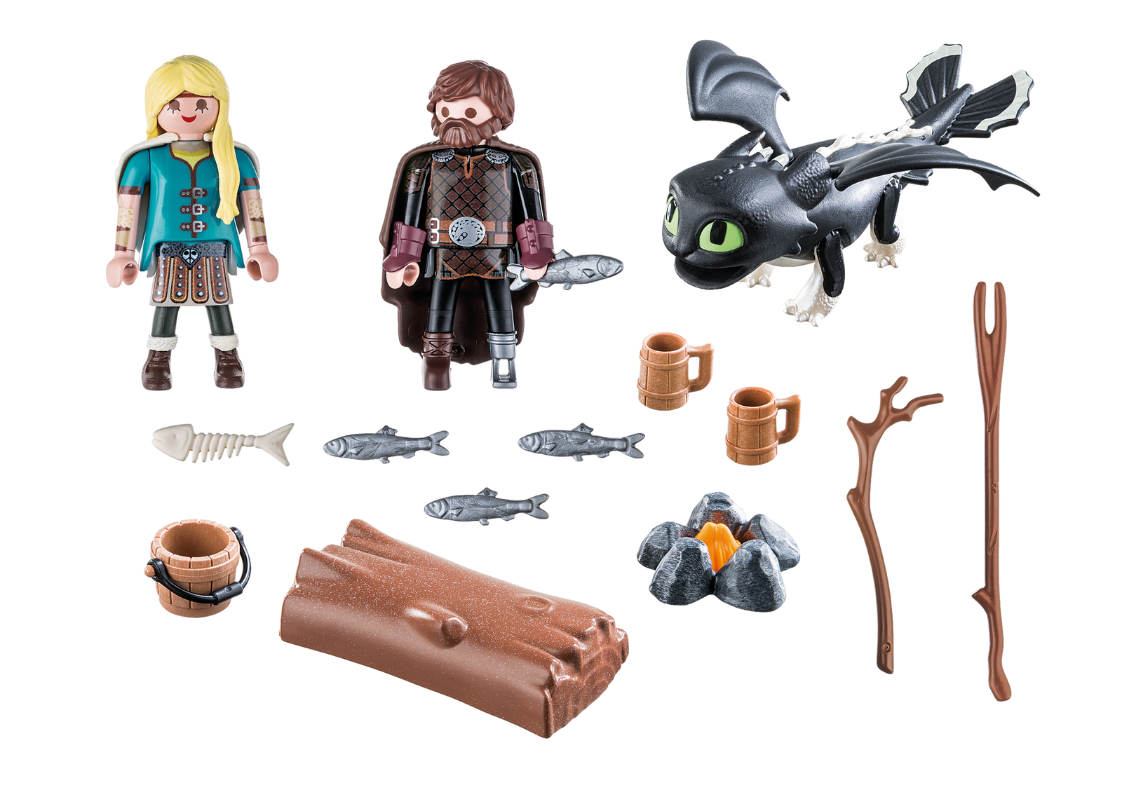 Playmobil  70040 Set Hiccup e Astrid 