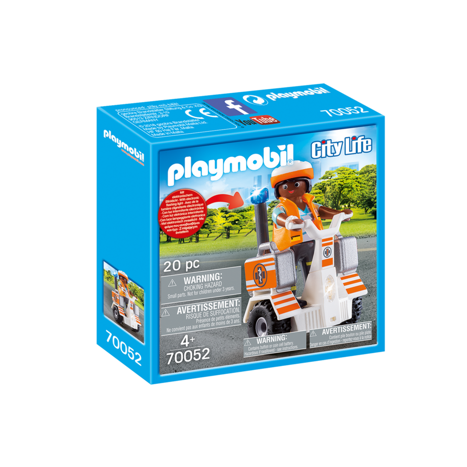 Playmobil  70052 Scooter Balance d'urgence 