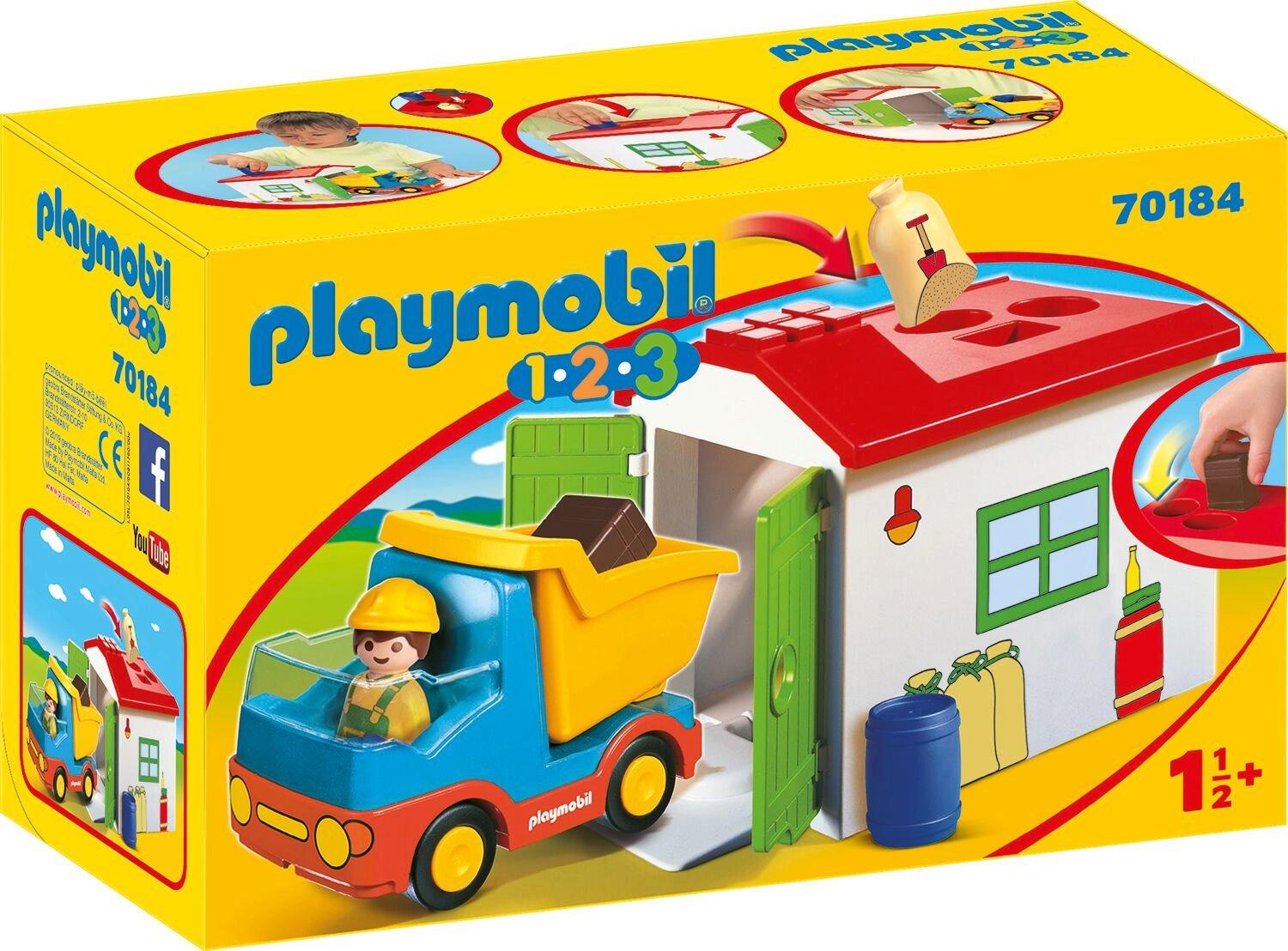 Playmobil  70184 LKW mit Sortiergarage 