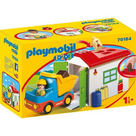 Playmobil  70184 Ouvrier avec camion et garage 