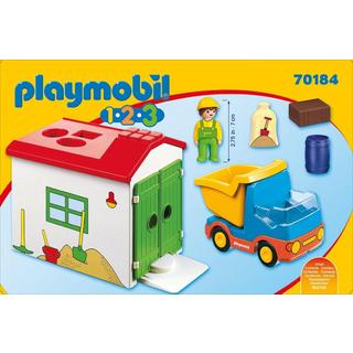 Playmobil  70184 Ouvrier avec camion et garage 