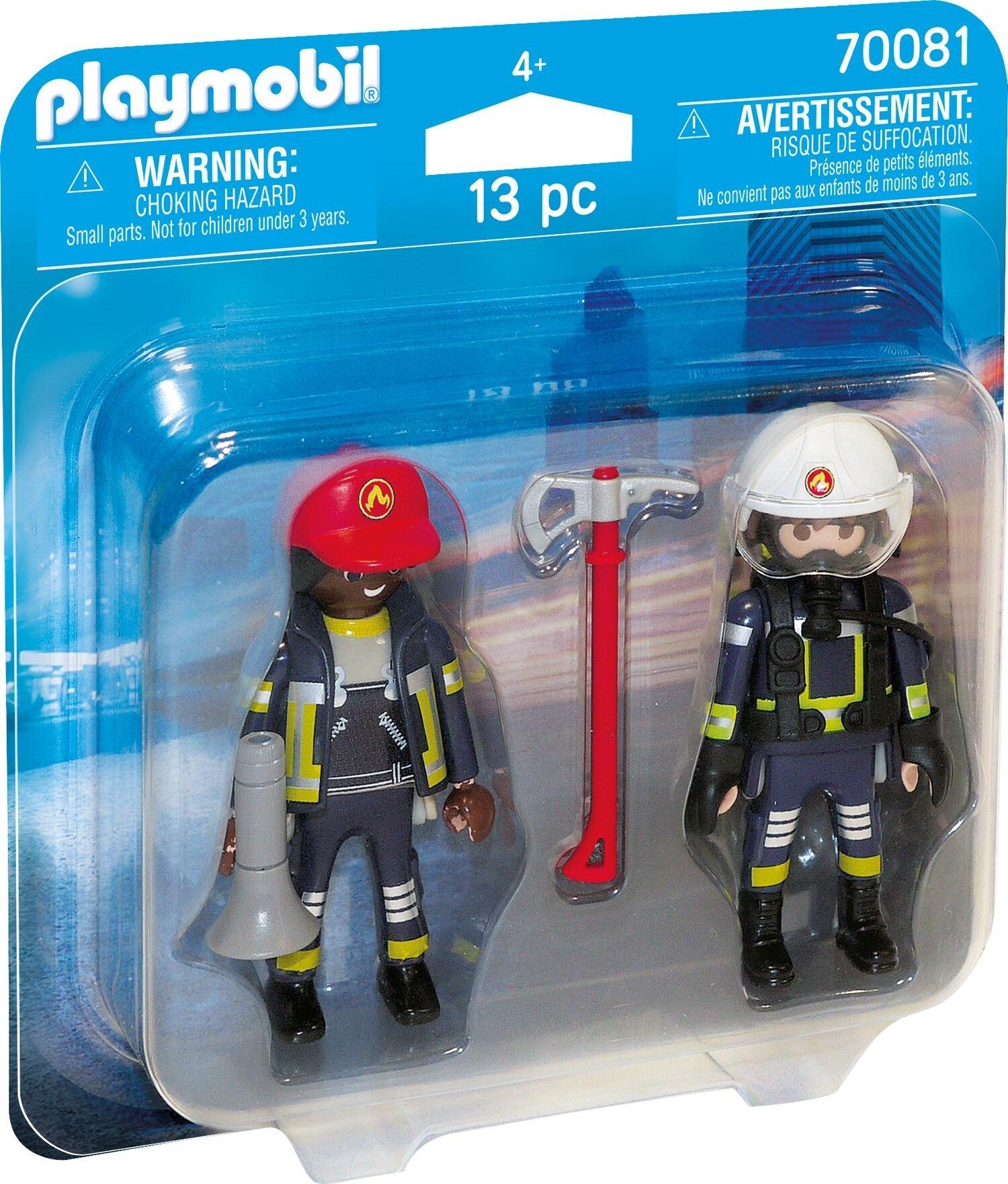 Image of Playmobil 70081 Duo Pack Feuerwehrmann und - frau