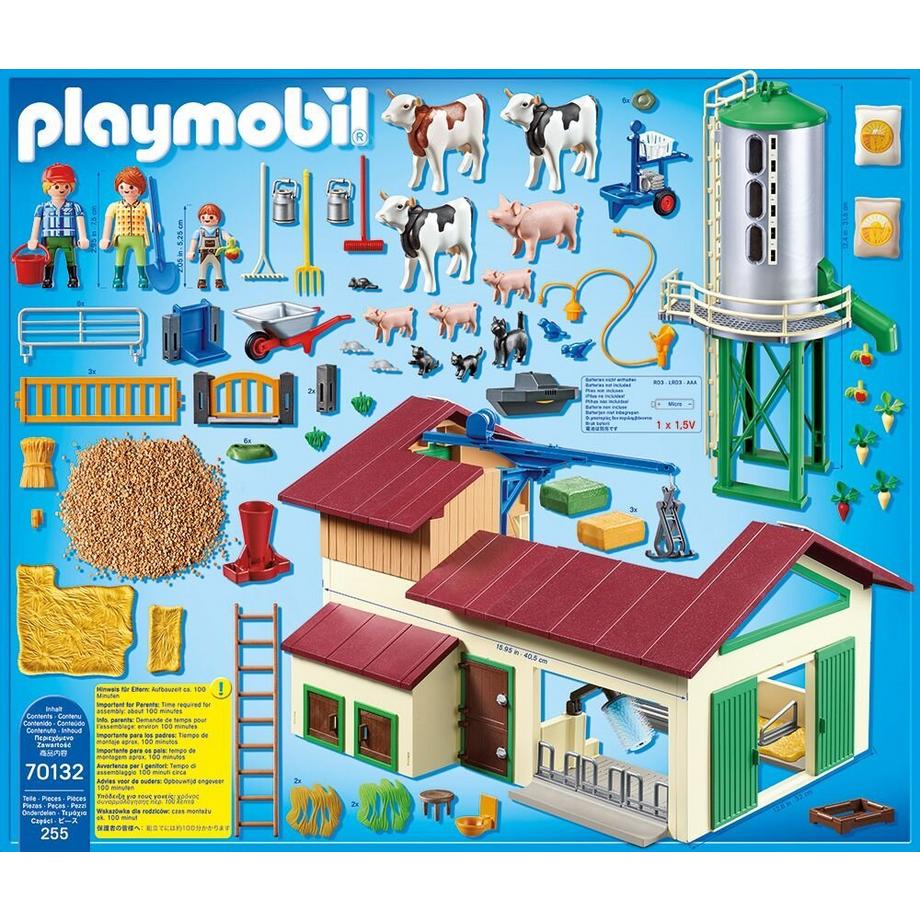 Playmobil  70132 Grosser Bauernhof mit Silo 