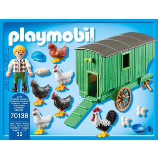 Playmobil  70138 Mobiles Hühnerhaus 