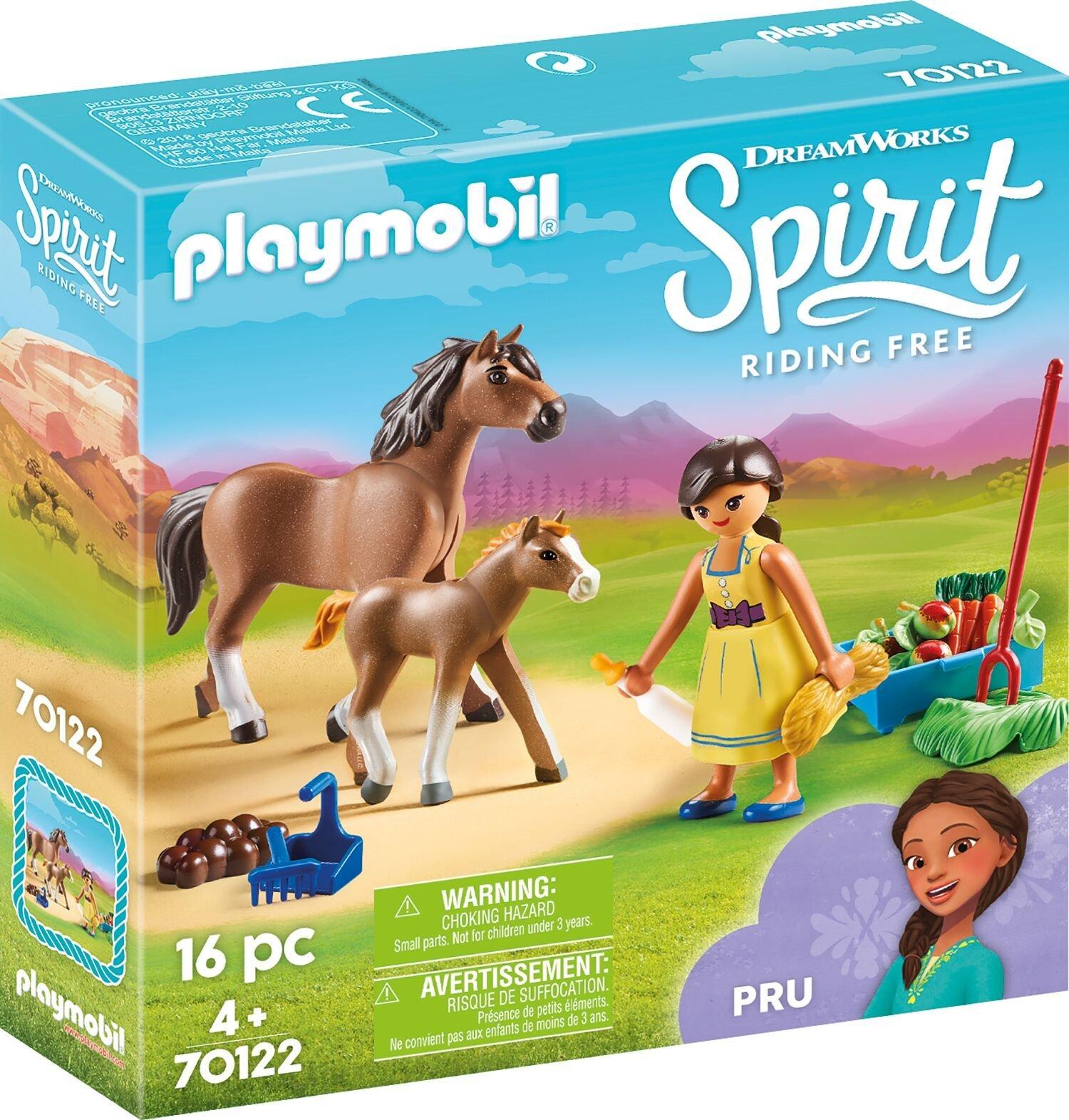 Playmobil  70122 Pru con cavallo e puledro 