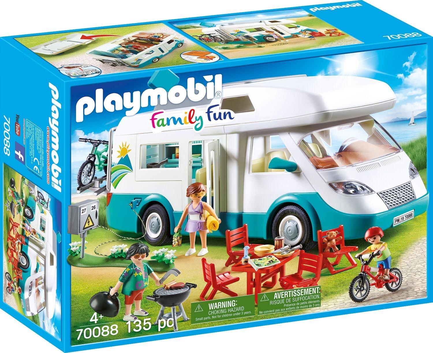 Playmobil  70088 Camper con famiglia in vacanza 