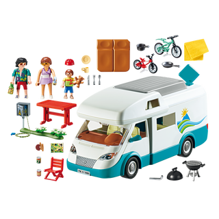 Playmobil  70088 Camper con famiglia in vacanza 