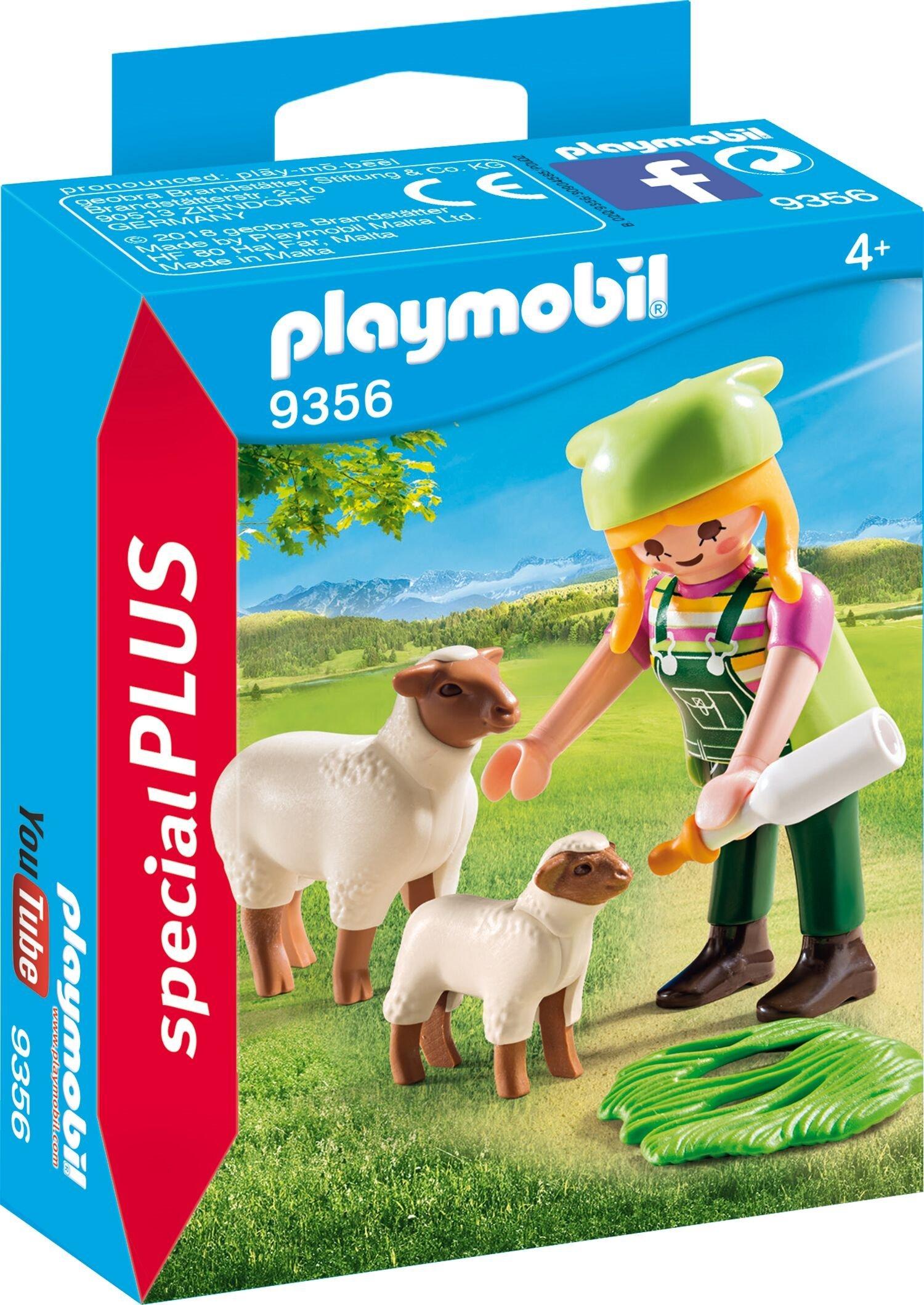 Playmobil  9356 Bäuerin mit Schäfchen 