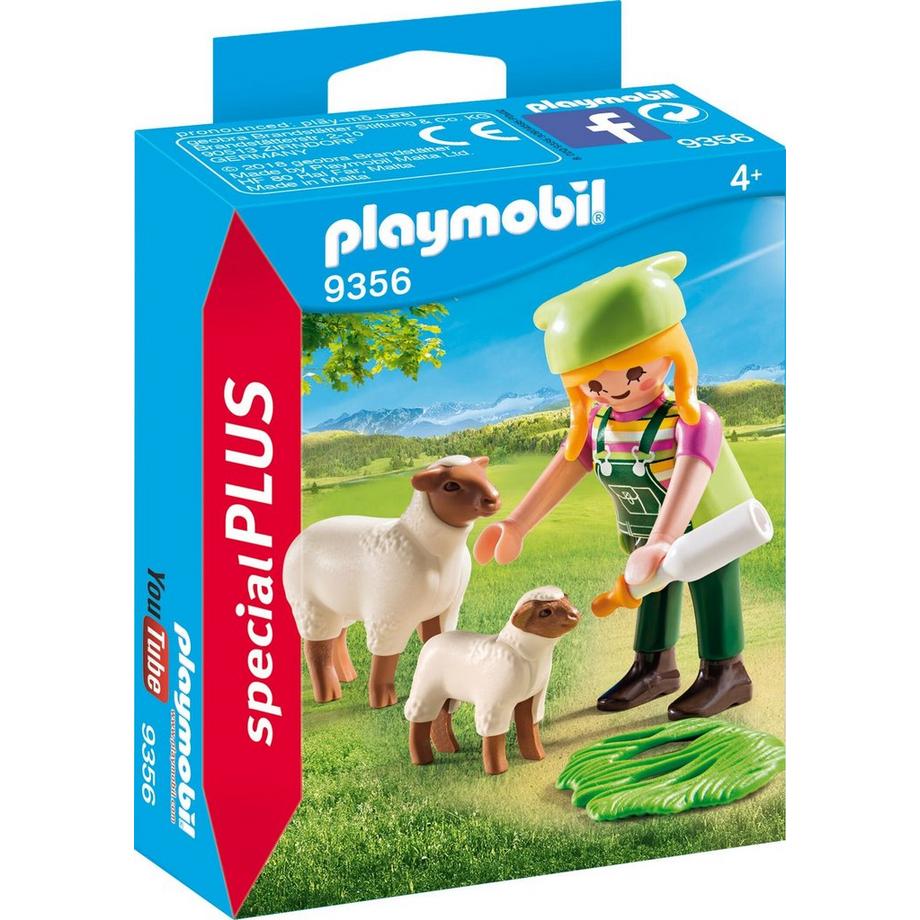 9356 Bäuerin mit Schäfchen