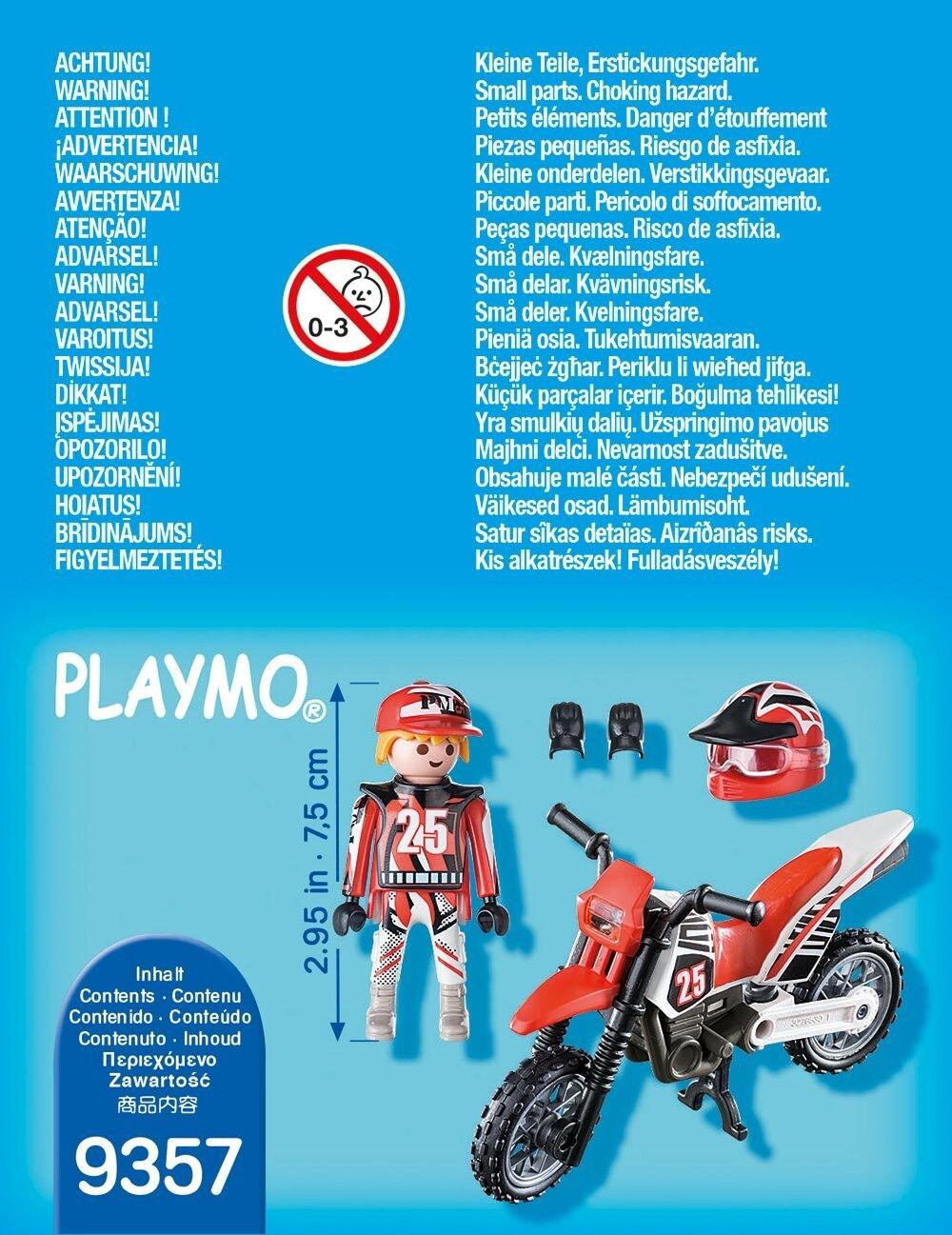 Playmobil  9357 Pilote de motocross 