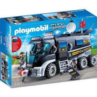 Playmobil  9360 Camion des policiers d'élite avec sirène et gyrophare 