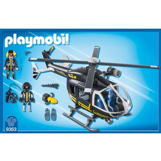 Playmobil  9363 Hélicoptère et policiers d'élite 