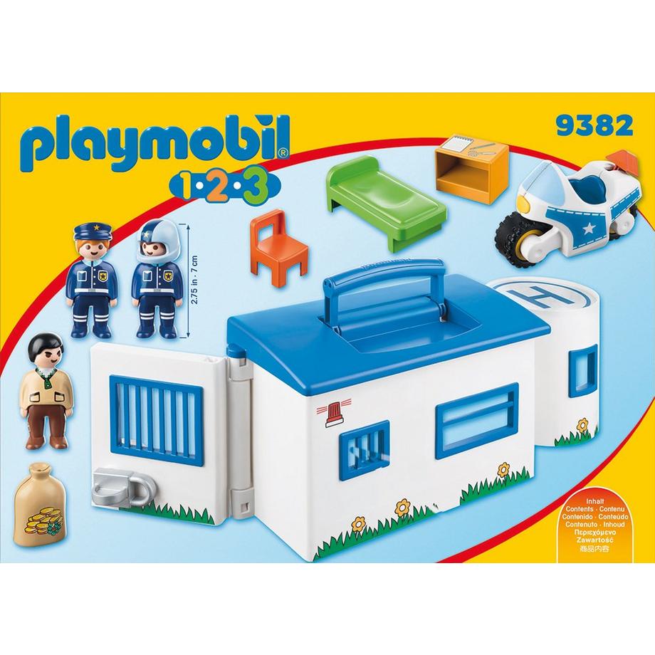Playmobil  9382 Centrale della Polizia portatile 1.2.3 