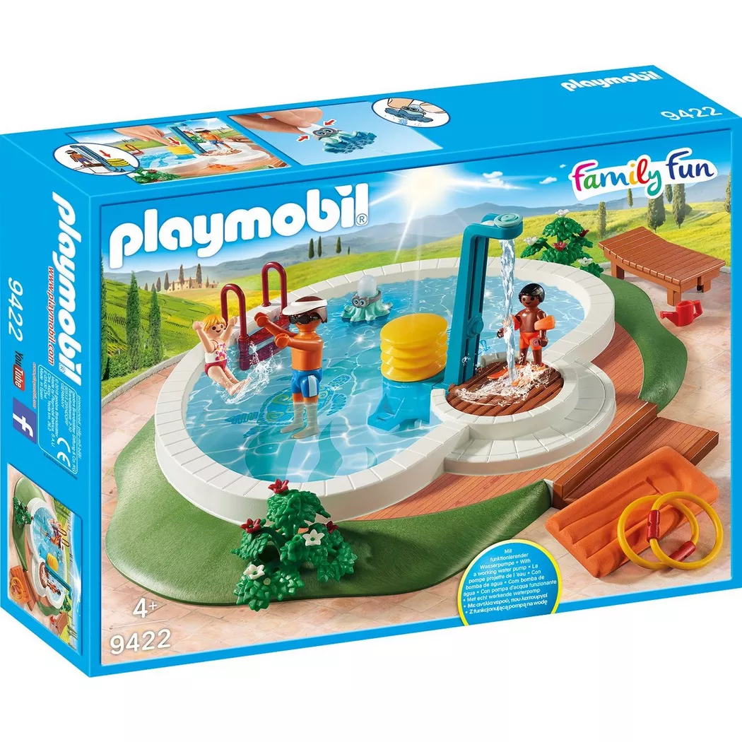 Playmobil - 9422 Swimmingpool, Multicolor