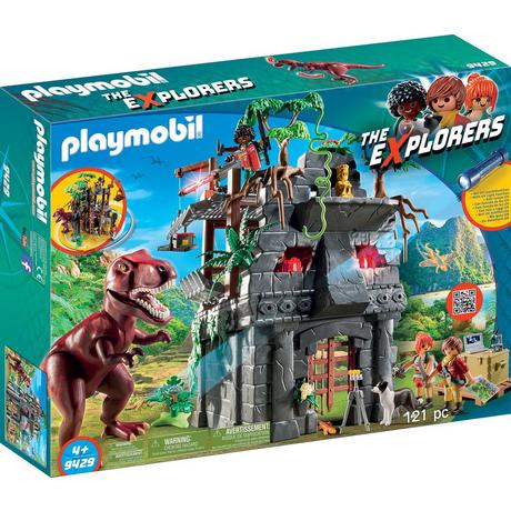 Playmobil  9429 Campement des Explorers avec tyrannosaure 