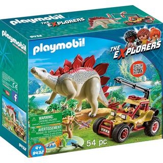 Playmobil  9432 Veicolo degli Explorers e Stegosauro 