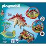 Playmobil  9432 Veicolo degli Explorers e Stegosauro 
