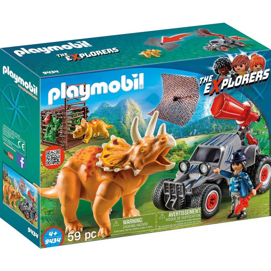 Playmobil  9434 Offraoder mit Dino-Fangnetz 